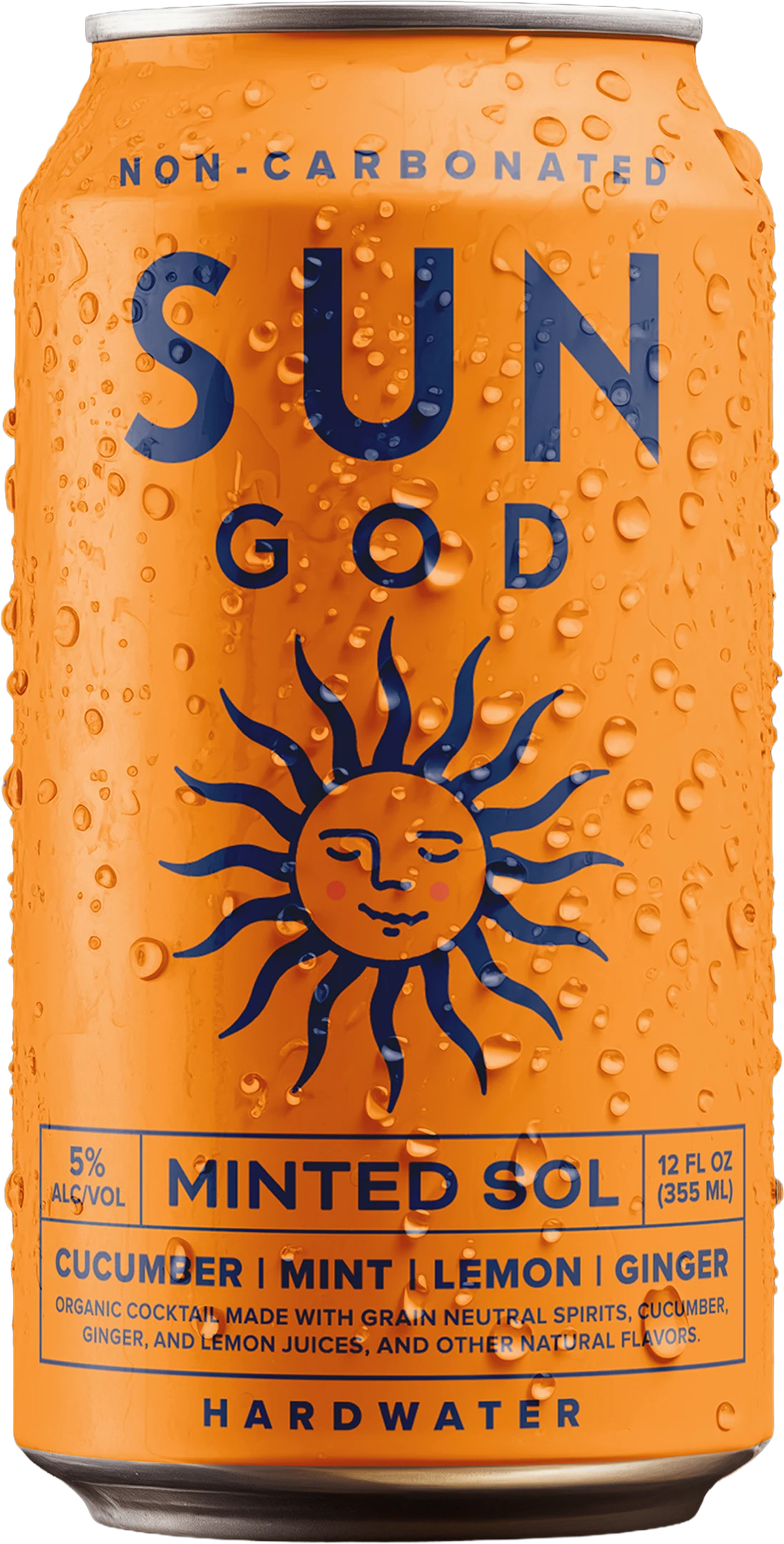 SunGod Minted Sol hardwater can